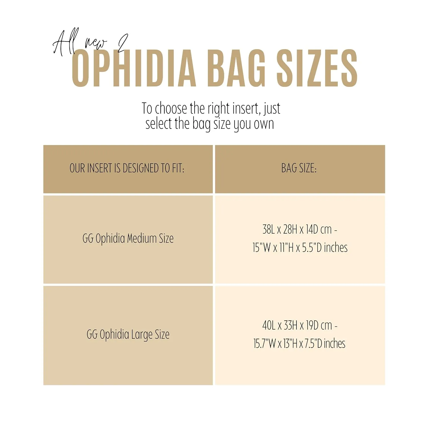 Ophidia GG Medium Tote Bag Organizer, Ophidia GG Large Tote Bag Organizer, Handmade 3mm Premium Felt Snug Sturdy Gold Zipper (For Ophidia Large Size, Red)