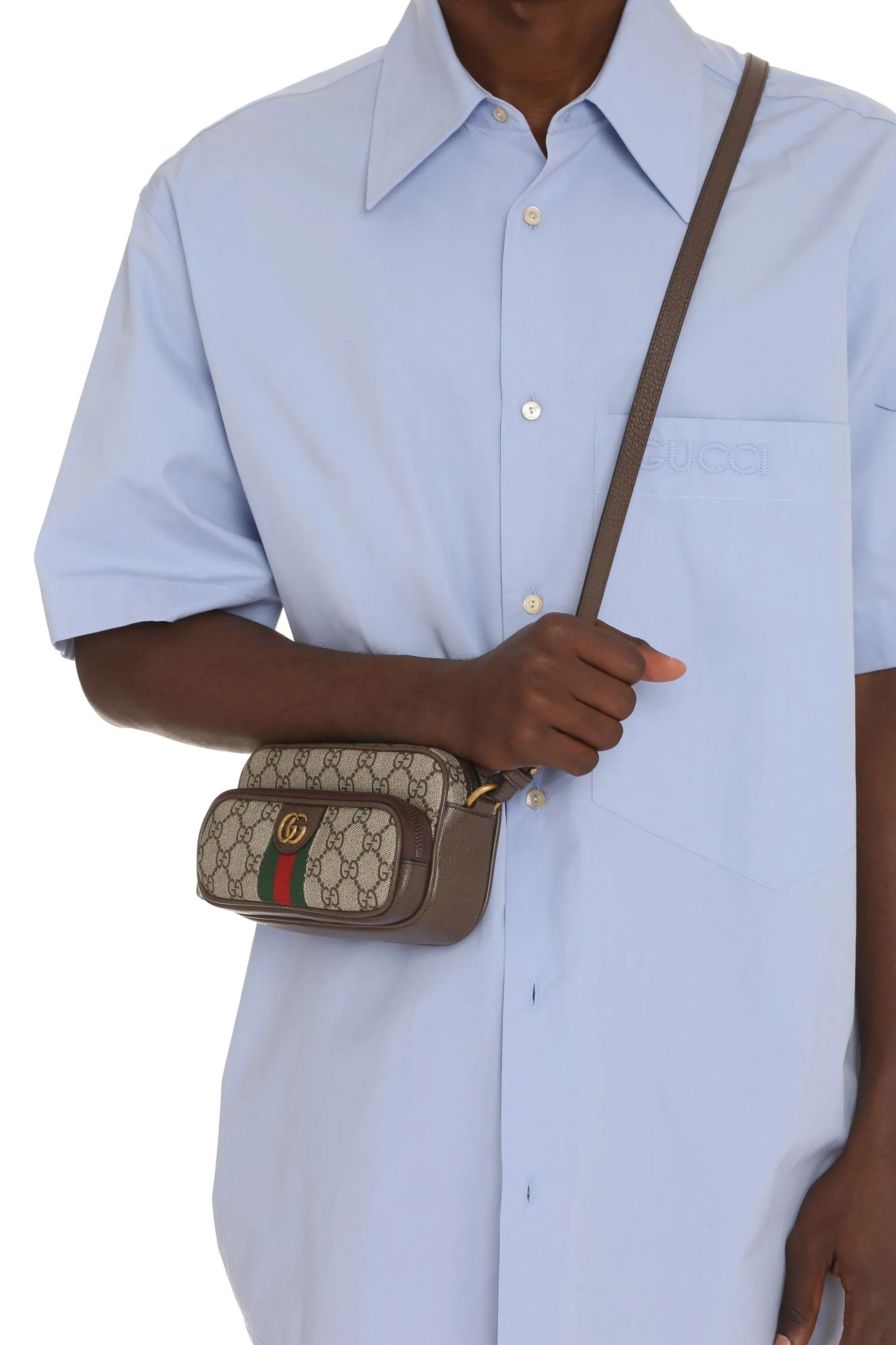 Ophidia messenger bag in GG Supreme fabric