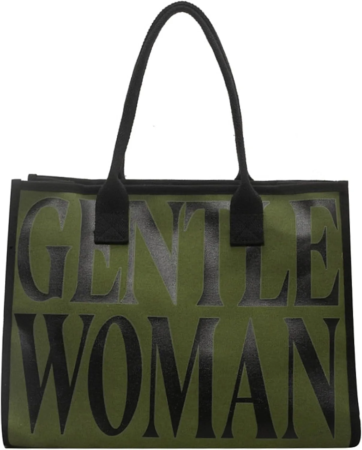 Original Gentle Woman Tote Bag Large Canvas Stylish Handbag Fashion Shoulder Purse with Handle Travel Everyday Bag