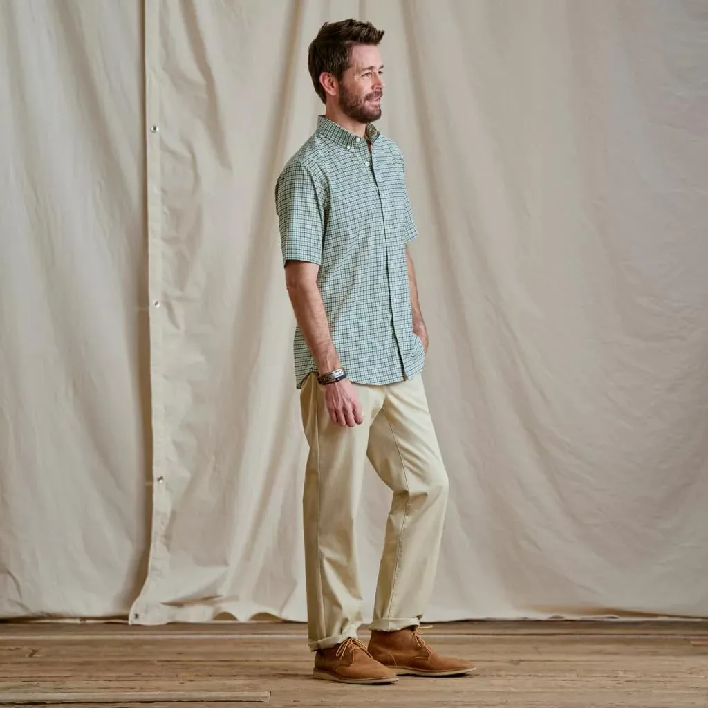Orvis No-Work Short-Sleeve Shirt for Men - Casual, Lightweight, Breathable, Classic Fit, Easy-Care Fabric, Versatile Style