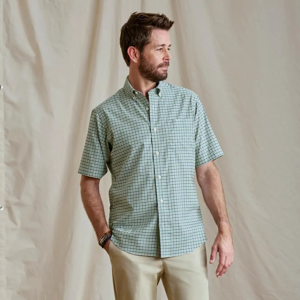 Orvis No-Work Short-Sleeve Shirt for Men - Casual, Lightweight, Breathable, Classic Fit, Easy-Care Fabric, Versatile Style