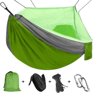 Outdoor Mosquito net Hammock Double 210t Nylon Parachute Cloth air Camping Tent