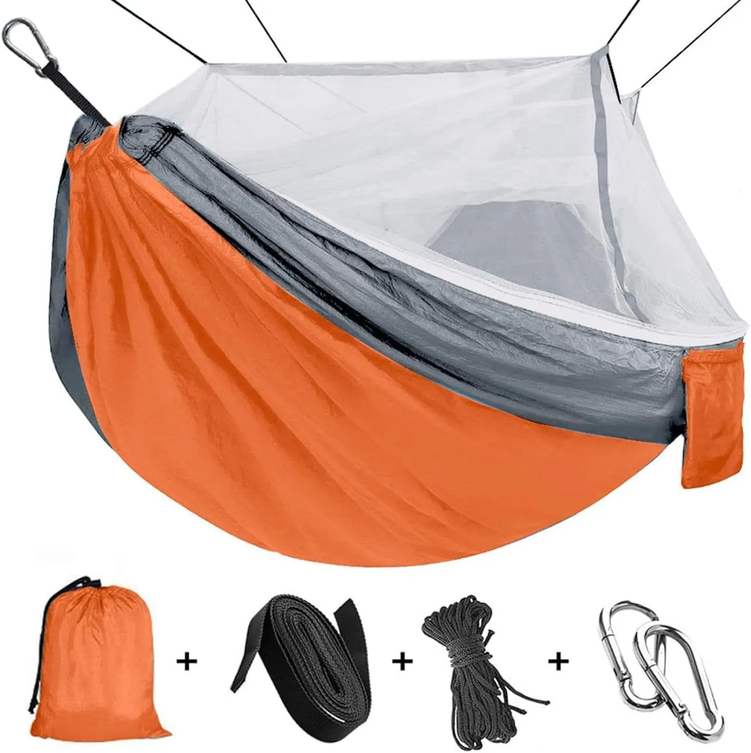 Outdoor Mosquito net Hammock Double 210t Nylon Parachute Cloth air Camping Tent
