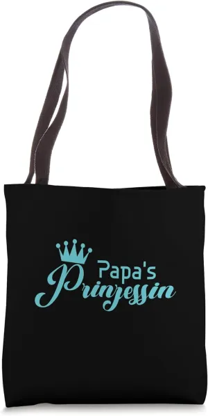 Papas Princess Girl Tote Bag