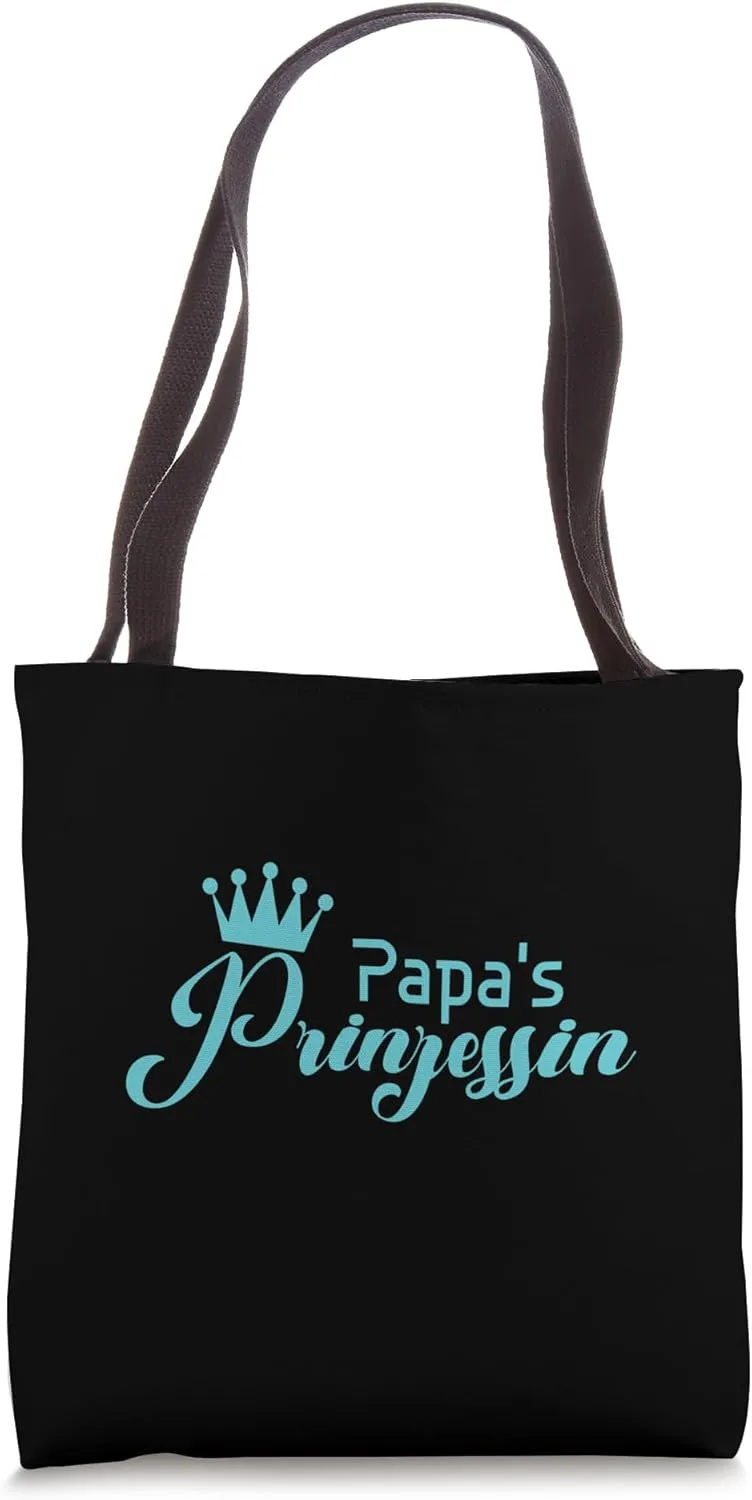Papas Princess Girl Tote Bag