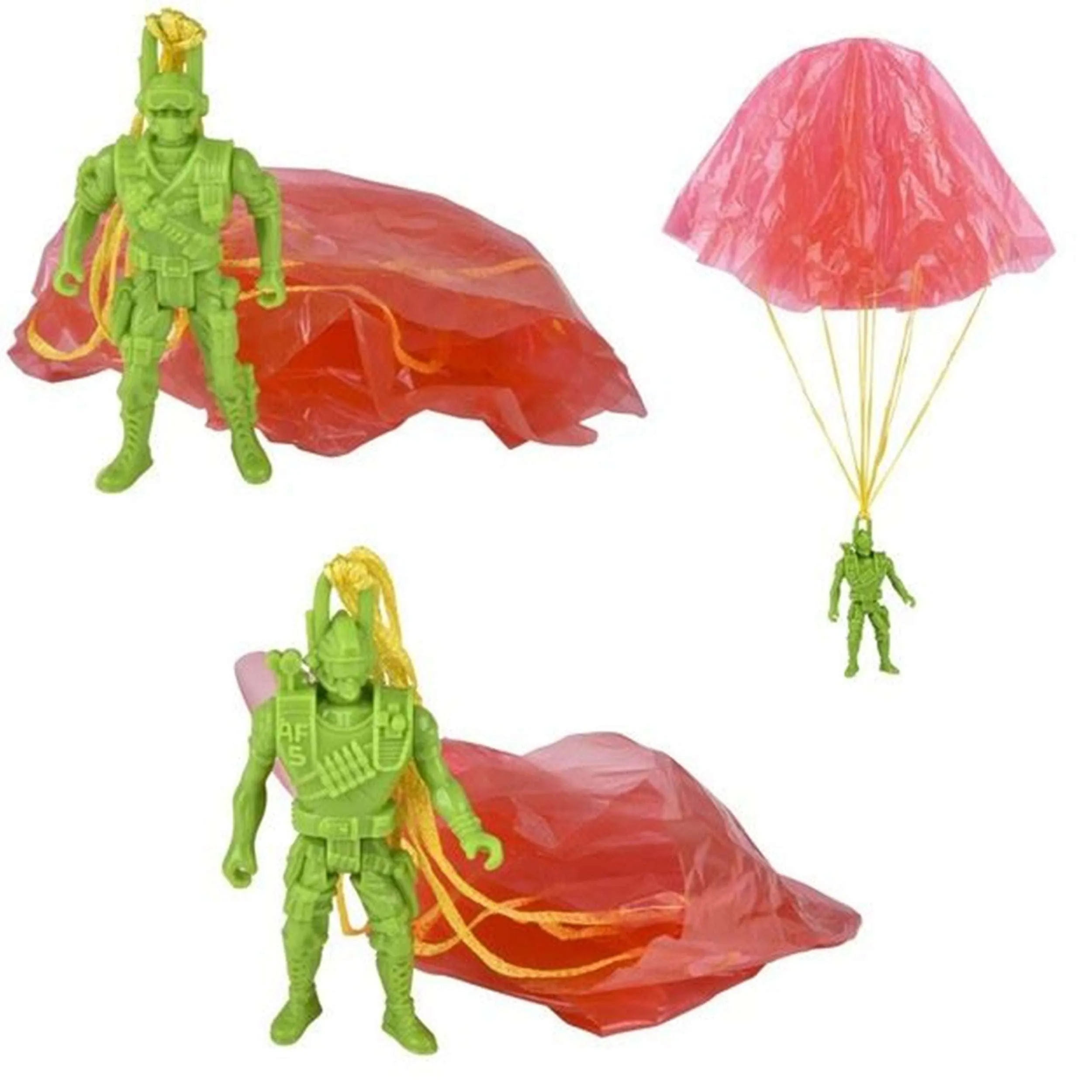 Paratrooper With Launcher Set 3 1/2" – Wholesale  (Sold By 48 PCS)