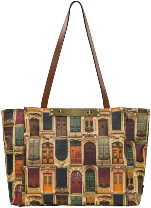 Patricia Nash Silvi Travel Tote, Doorway to Italy