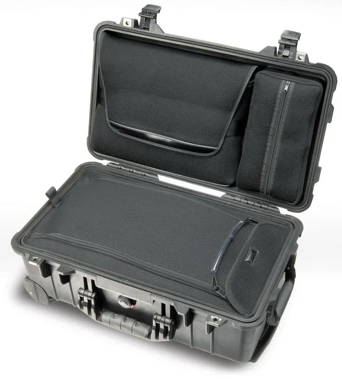 Pelican 1510 Recessed Wheeled Watertight Laptop Overnight Case