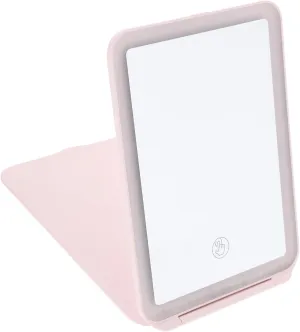 Personal Makeup Mirror Led Lights Square Portable Mirror for Travel Home Office