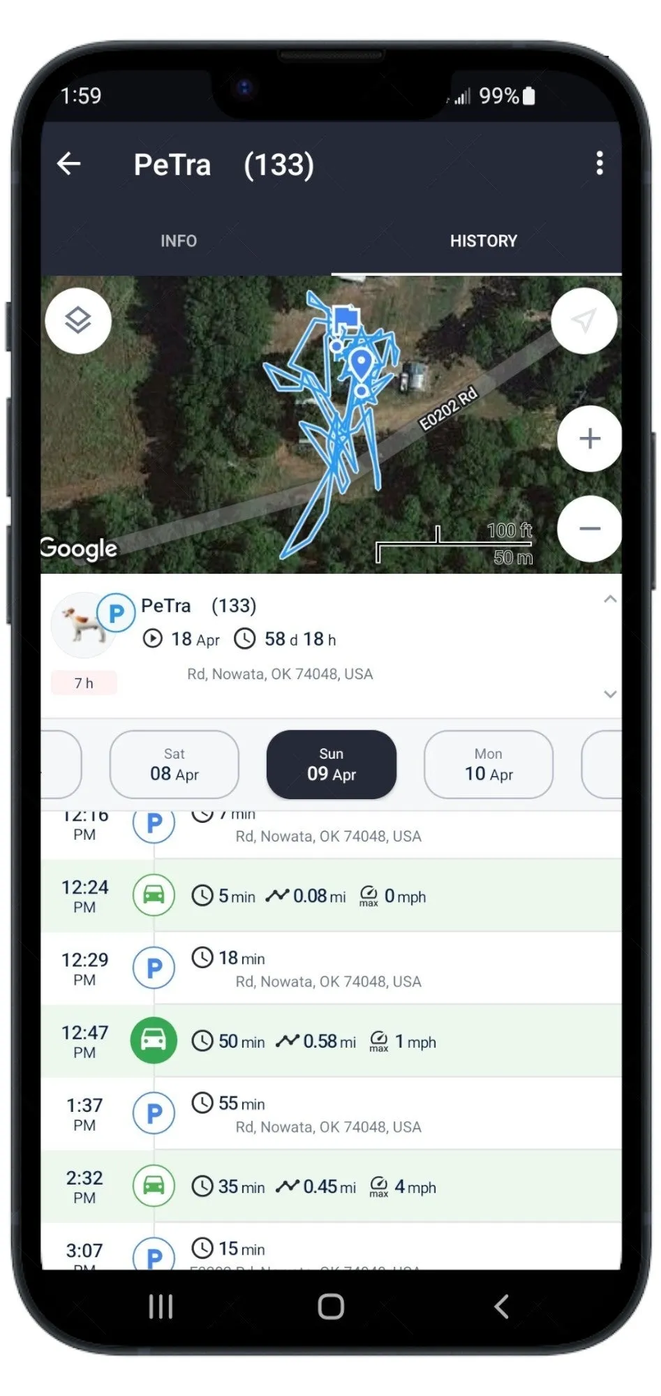 Pet Tracker GSM GPS Collar Mount - Realtime