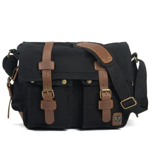 Peter | Rugged Canvas Men's Crossbody Messenger Bag