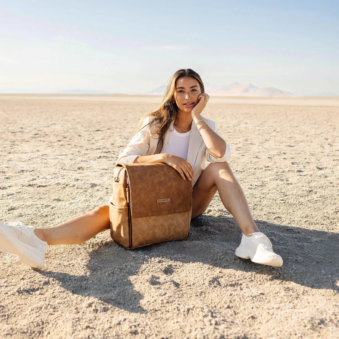 Petunia Boxy Backpack in Brioche