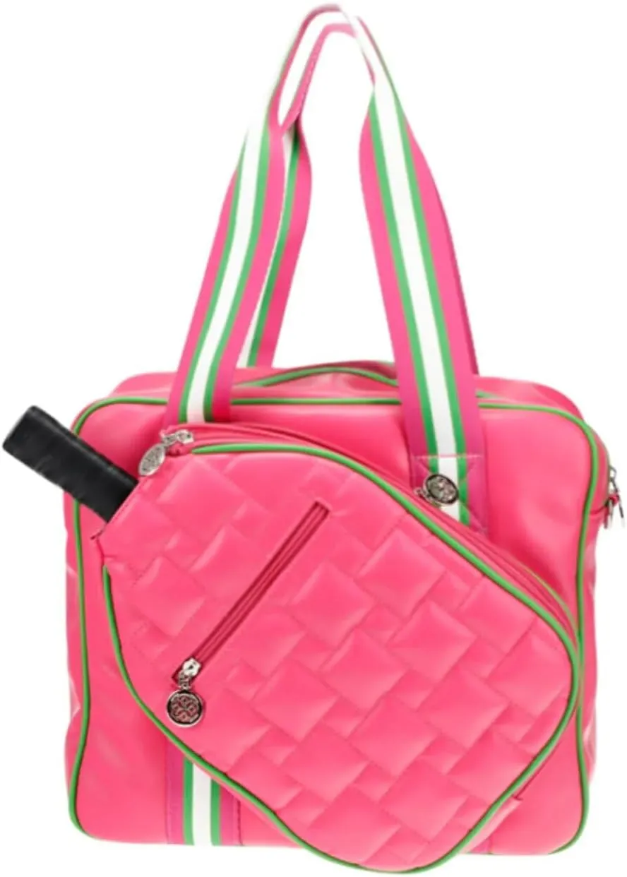 Pickleball Bag - Large Pickleball Tote Bag with Zipper & Shoulder Strap for Pickleball Racquet