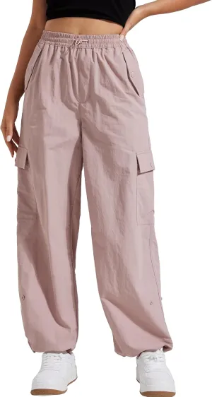 Pioneer Camp Cargo Pants Women Baggy Parachute Pants Woman with 6 Pockets Quick Dry Lightweight Hiking Travel Pants Trousers