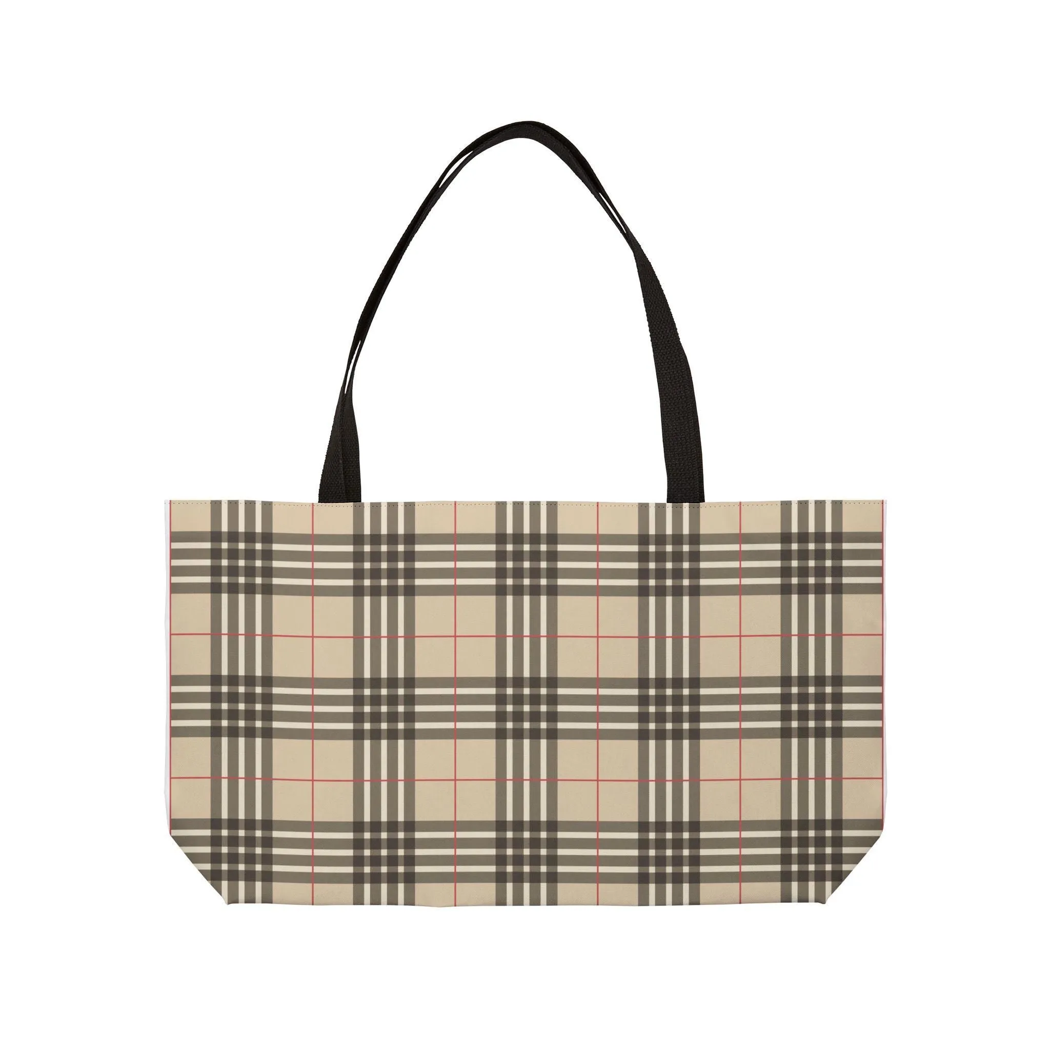 Plaid Weekender Bag Weekender Tote Bag Oversized Bag Lined Beach Tote Lake Trip Bag Travel Great Vacation Spring Break Bag