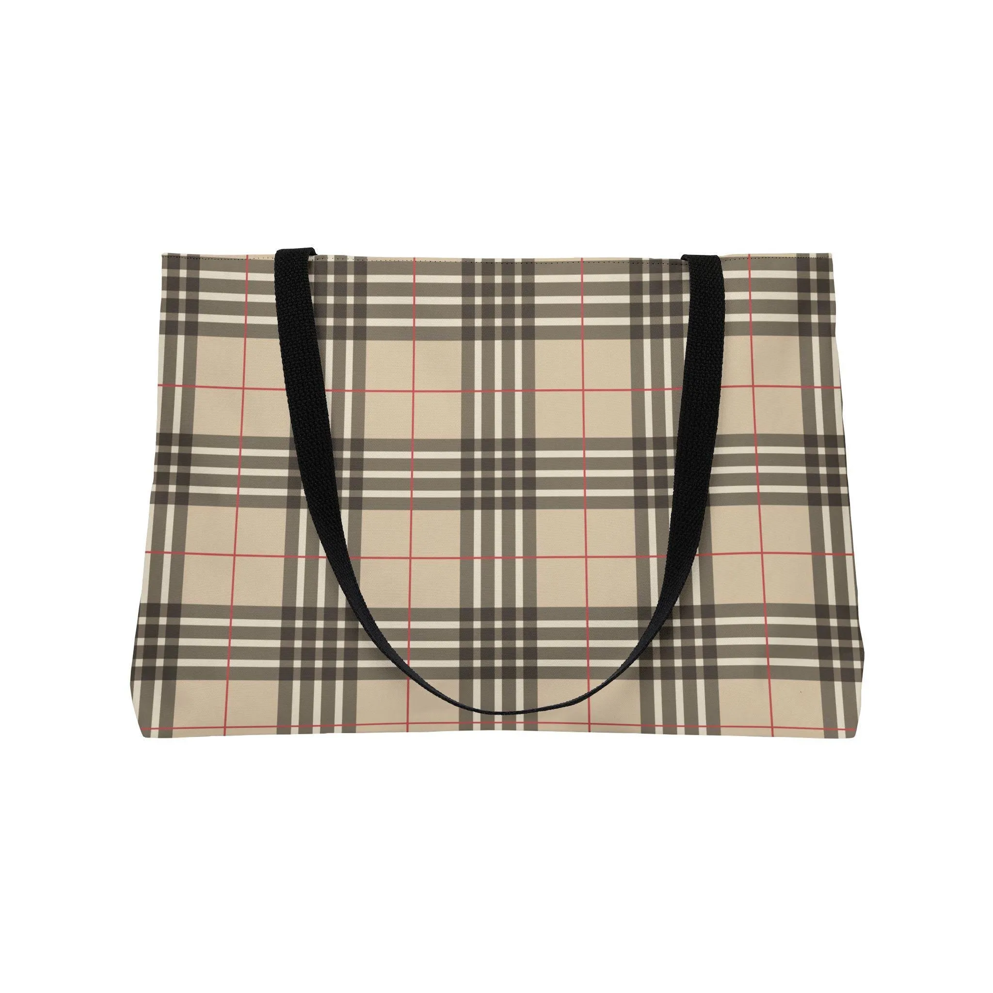 Plaid Weekender Bag Weekender Tote Bag Oversized Bag Lined Beach Tote Lake Trip Bag Travel Great Vacation Spring Break Bag