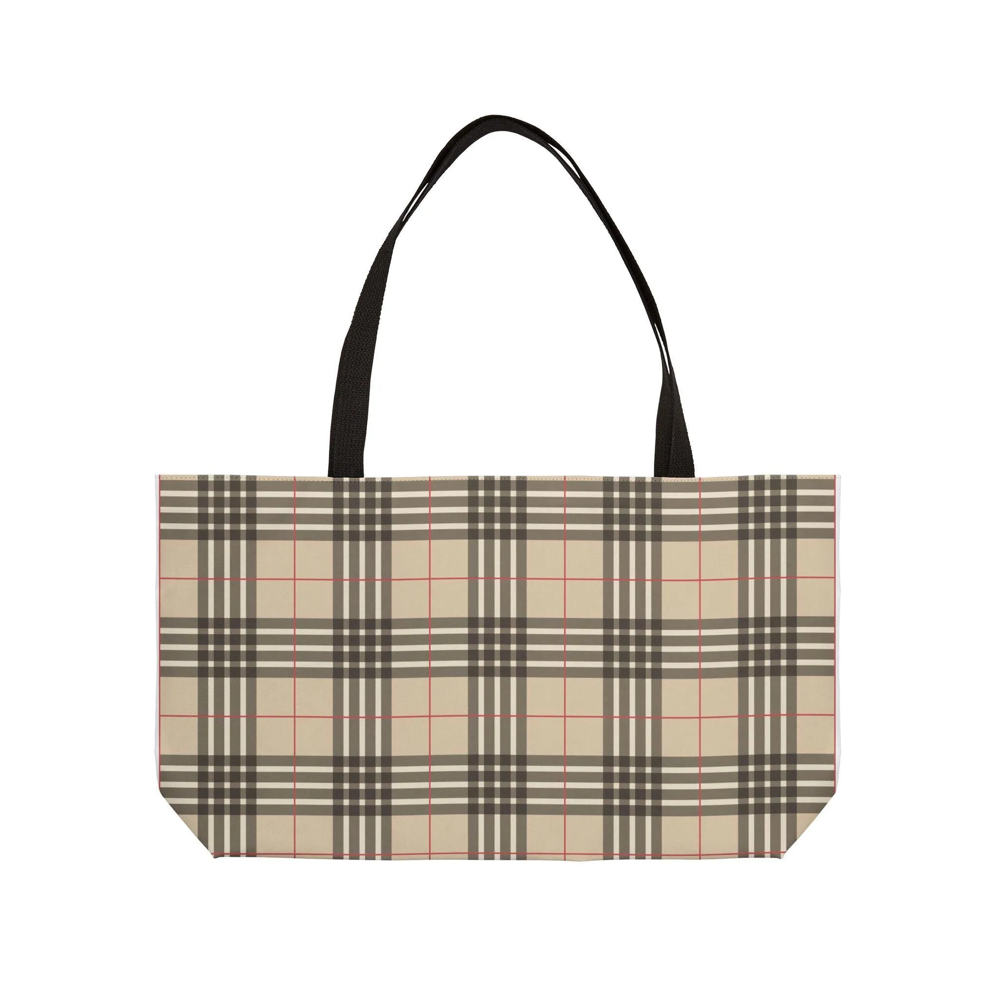 Plaid Weekender Bag Weekender Tote Bag Oversized Bag Lined Beach Tote Lake Trip Bag Travel Great Vacation Spring Break Bag