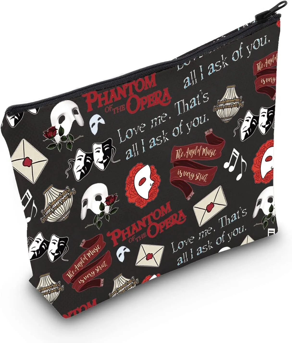 POFULL Musical Cosmetic Bag For Theater Fan Actor gift (Phan Broa Cosmetic Bag)