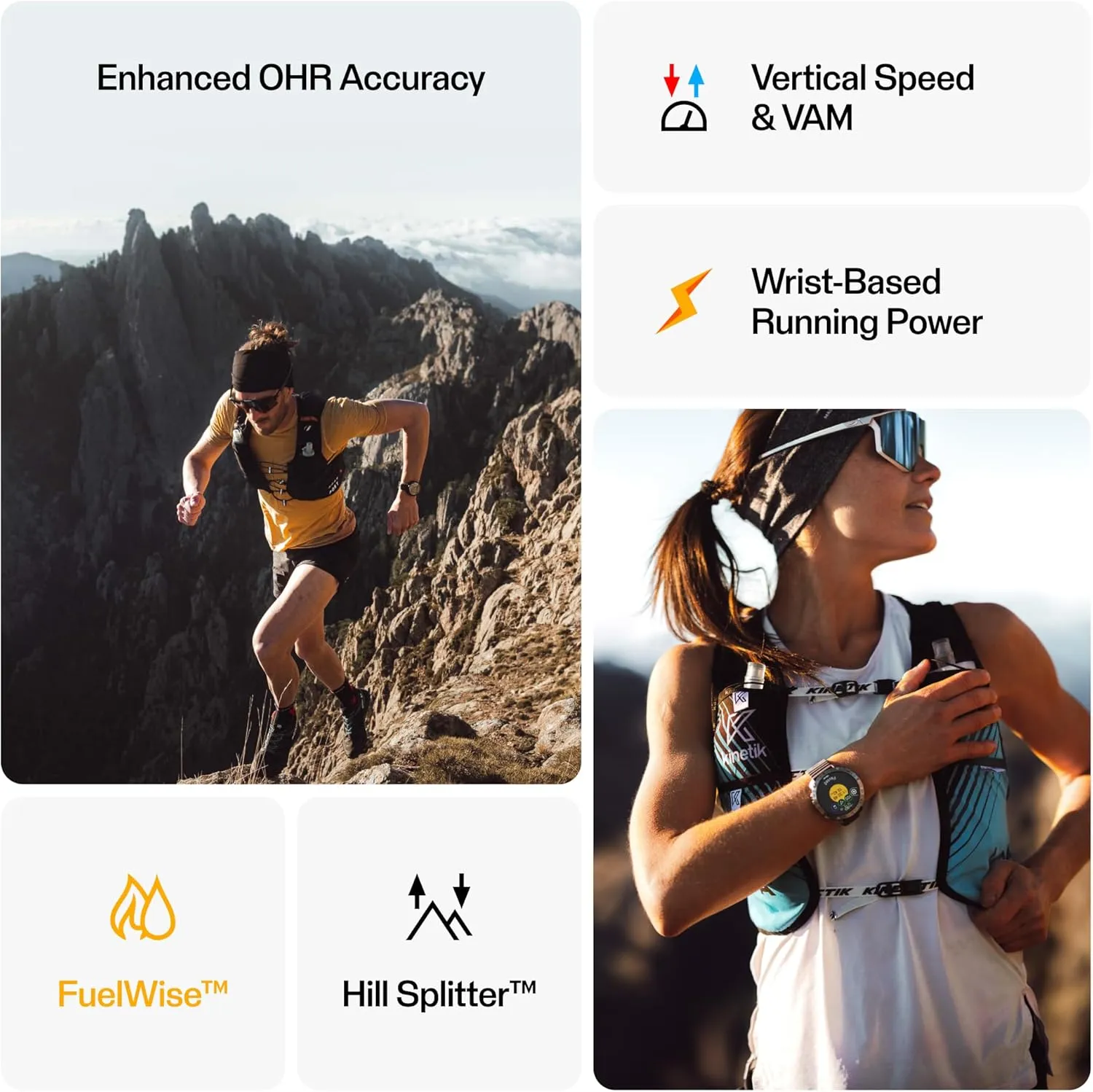 POLAR Grit X2 Pro, with an Additional Hook&Loop Wristband, Premium GPS Smart Sports Watch – Ultimate Outdoor Adventure Watch with Rugged Design, Advanced Navigation, Sports Tracking