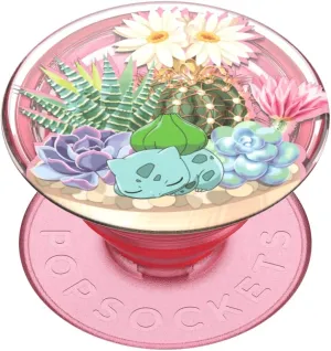 PopSockets Phone Grip with Expanding Kickstand, Pokemon PopGrip - Bulbasaur Terrarium