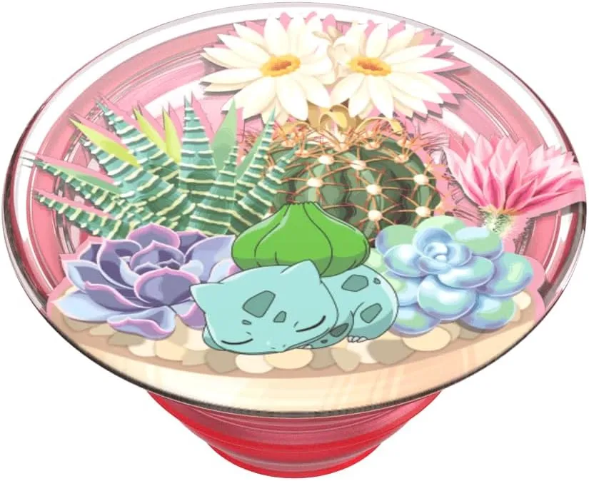 PopSockets Phone Grip with Expanding Kickstand, Pokemon PopGrip - Bulbasaur Terrarium