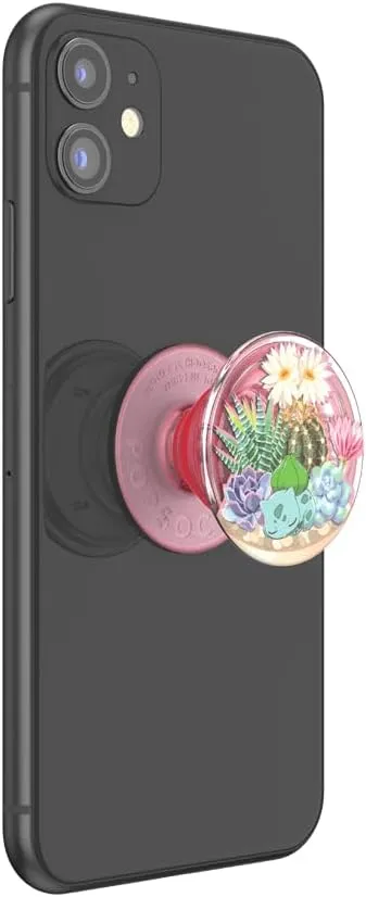 PopSockets Phone Grip with Expanding Kickstand, Pokemon PopGrip - Bulbasaur Terrarium