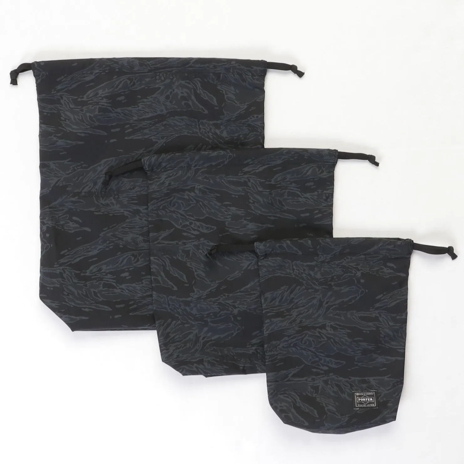 PORTER x HYSTERIC GLAMOUR TIGER CAMO PACKS ARMY POUCH
