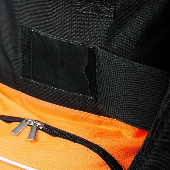 Powerbilt TPS Deluxe Wheeled Golf Travel Cover – Black/Gray/Orange