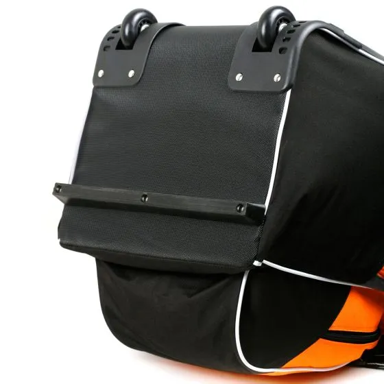 Powerbilt TPS Deluxe Wheeled Golf Travel Cover – Black/Gray/Orange