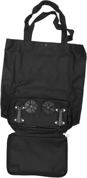 PRETYZOOM Tug Bag Folding Wagons Fold up Carts with Wheels Camping Grocery Cart Laundry Utility Cart Grocery Tote
