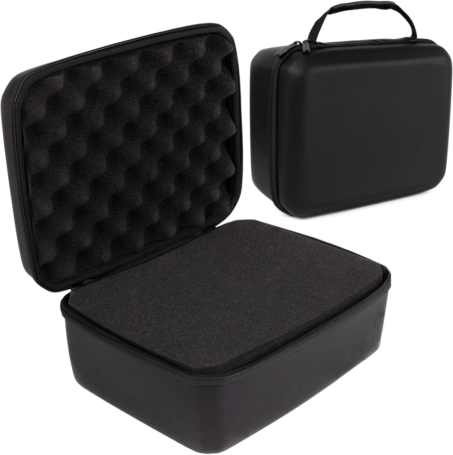 Protective Hard Case With Customizable Foam - Lightweight Hard Shell Case for Electronics, Cosmetic, Makeup & More - EVA Protection (11" x 9" x 5.5")