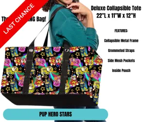 Pup Hero Stars Collapsible Tote