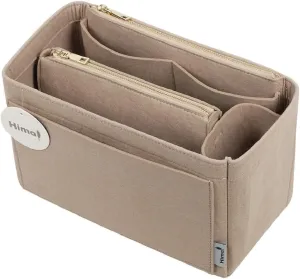 Purse Organizer Insert, Handbag Organizer, Bag in Bag Organizer, Perfect for Speedy Neverfull and More, 5 Sizes (Slender Large, Beige)