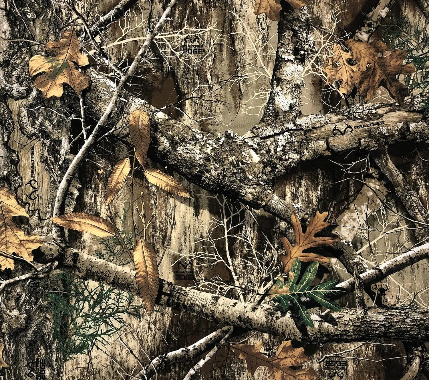 Realtree Edge | Canvas Tough Duck 600D Fabric | Hunting Camo Water-Resistant Outdoor Fabric | 58" Wide | 1 yd