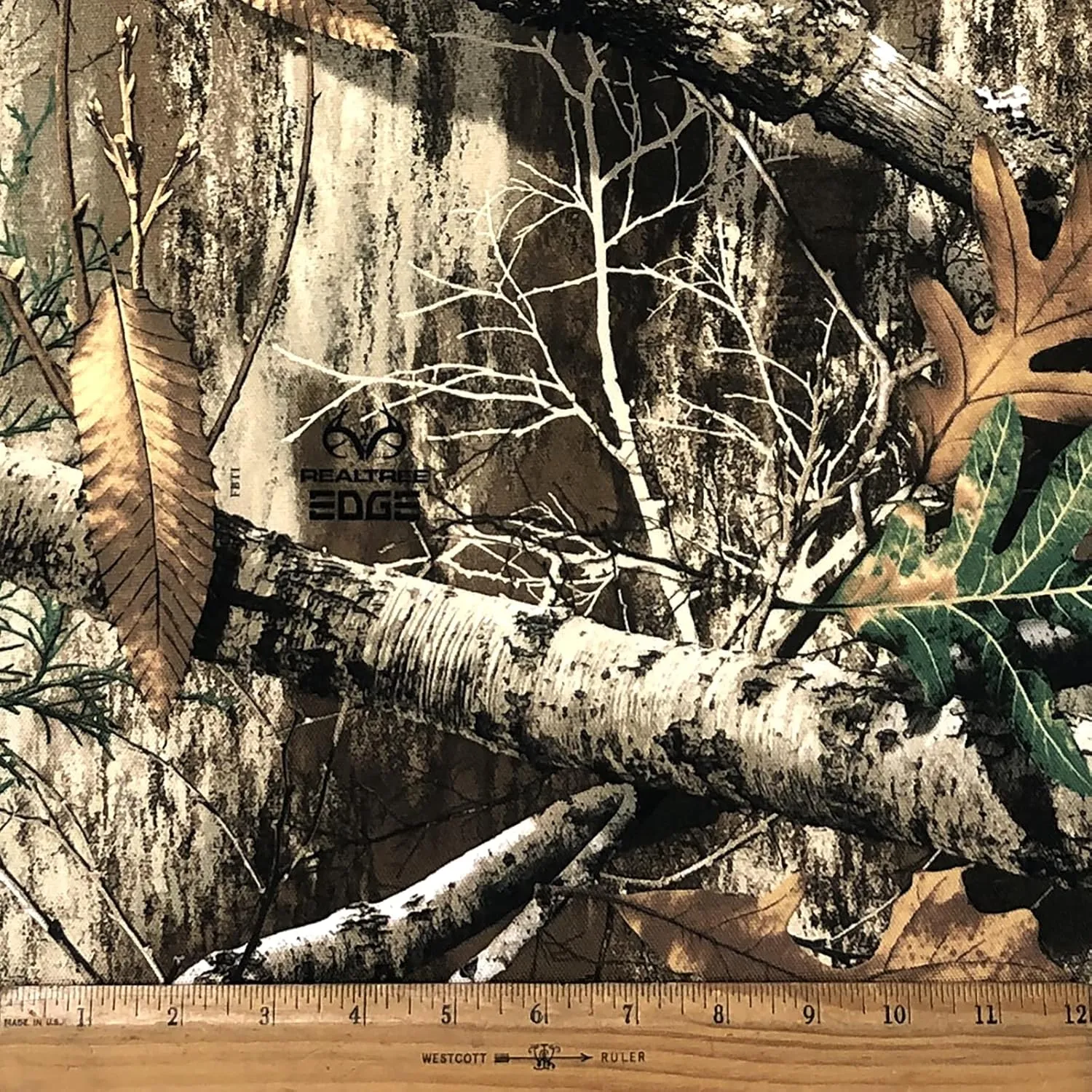Realtree Edge | Canvas Tough Duck 600D Fabric | Hunting Camo Water-Resistant Outdoor Fabric | 58" Wide | 1 yd