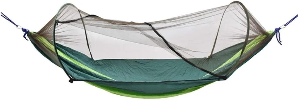 Recreation Camping Hammock, Mosquito Net Tent Outside Hammock Travel Bed Light Parachute Cloth Double Hammock Indoor, Hiking Backpack Gifts for Hikers
