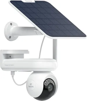 REOLINK Altas PT Ultra - 4K Solar Security Cameras Wireless Outdoor, First 10s Pre-Record in Battery Cameras for Home Security, 500 Days Battery Life, Auto Tracking, ColorX Night Vision, Wi-Fi 6
