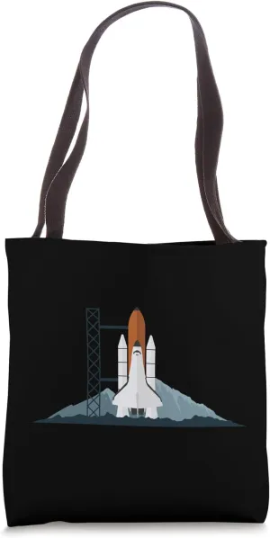 Rocket on the Launch Pad Tote Bag