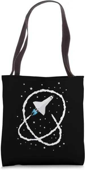 Rocket Refueling in Space Dock Tote Bag