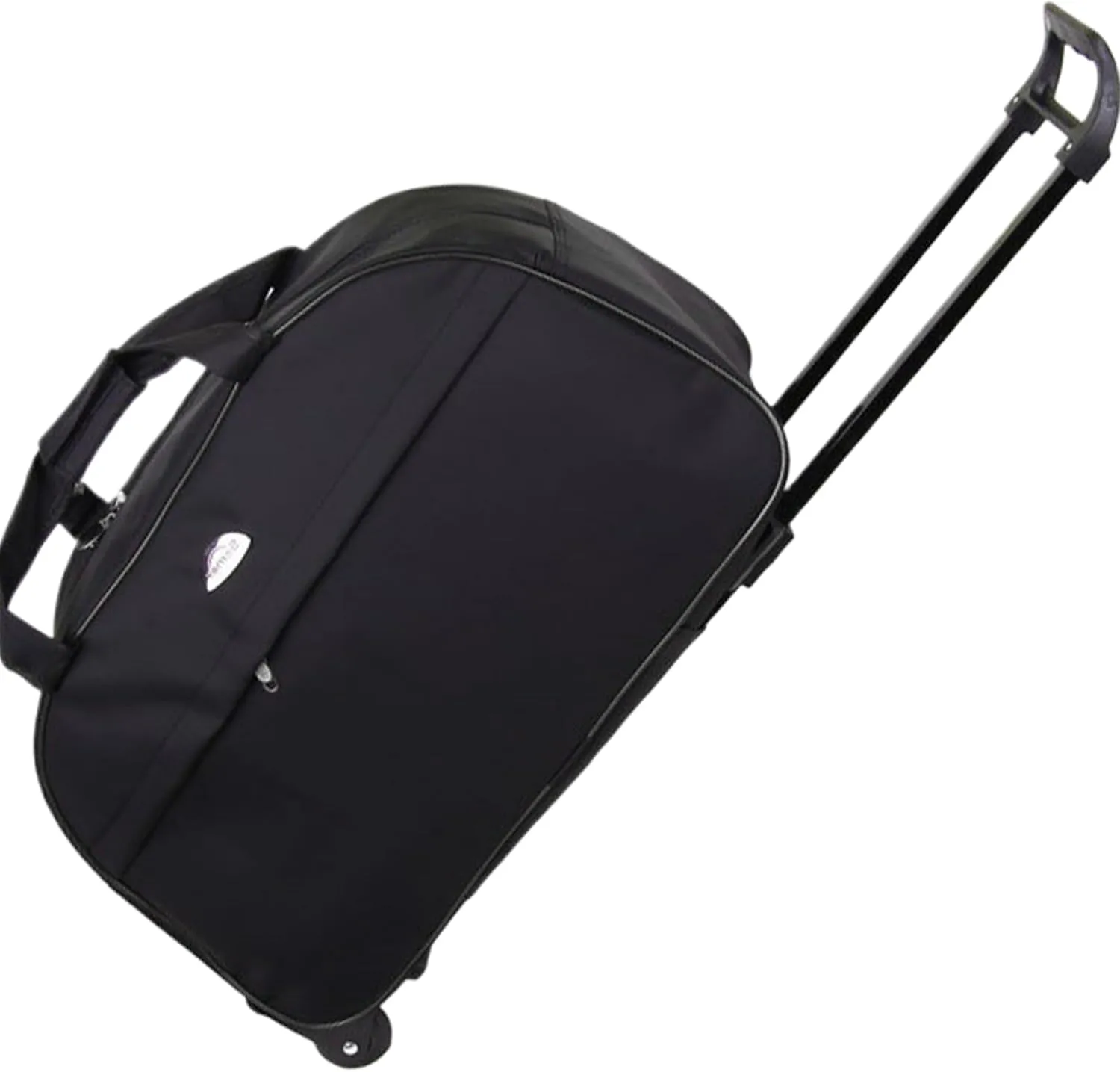 Rolling Duffle Bag with Wheels Large Capacity Wheeled Duffel Bag Waterproof Duffle with Wheels and Handle Carry On Weekender Fashion Travel Bags for Women & Men, Black