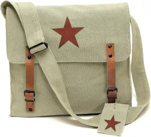 Rothco Canvas Classic Bag with Brown Medic Star, Khaki