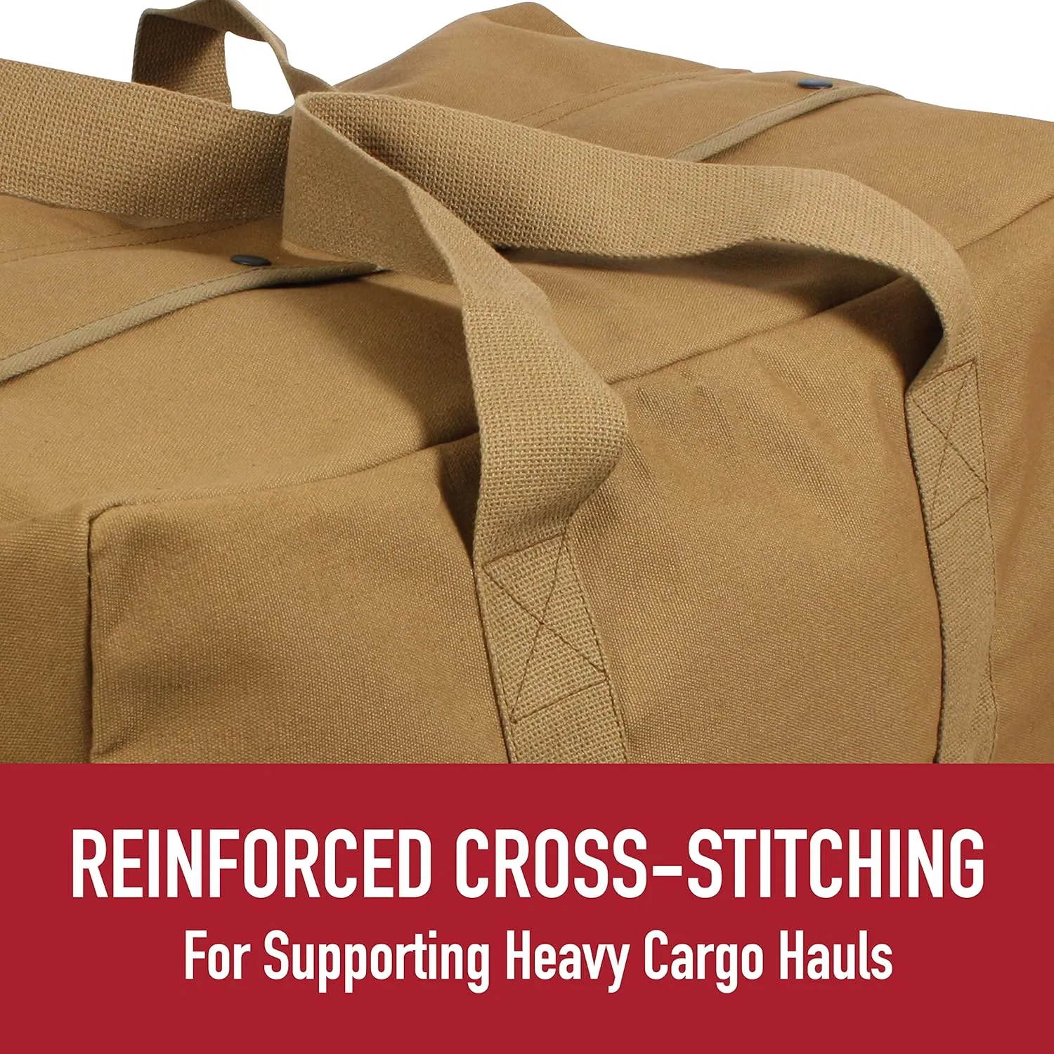 Rothco Canvas Parachute Cargo Bag Extra Large Duffle Bag 75L