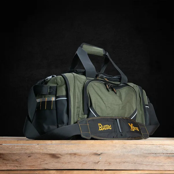 Rugged Xtreme Green Canvas Transit Bag - Small
