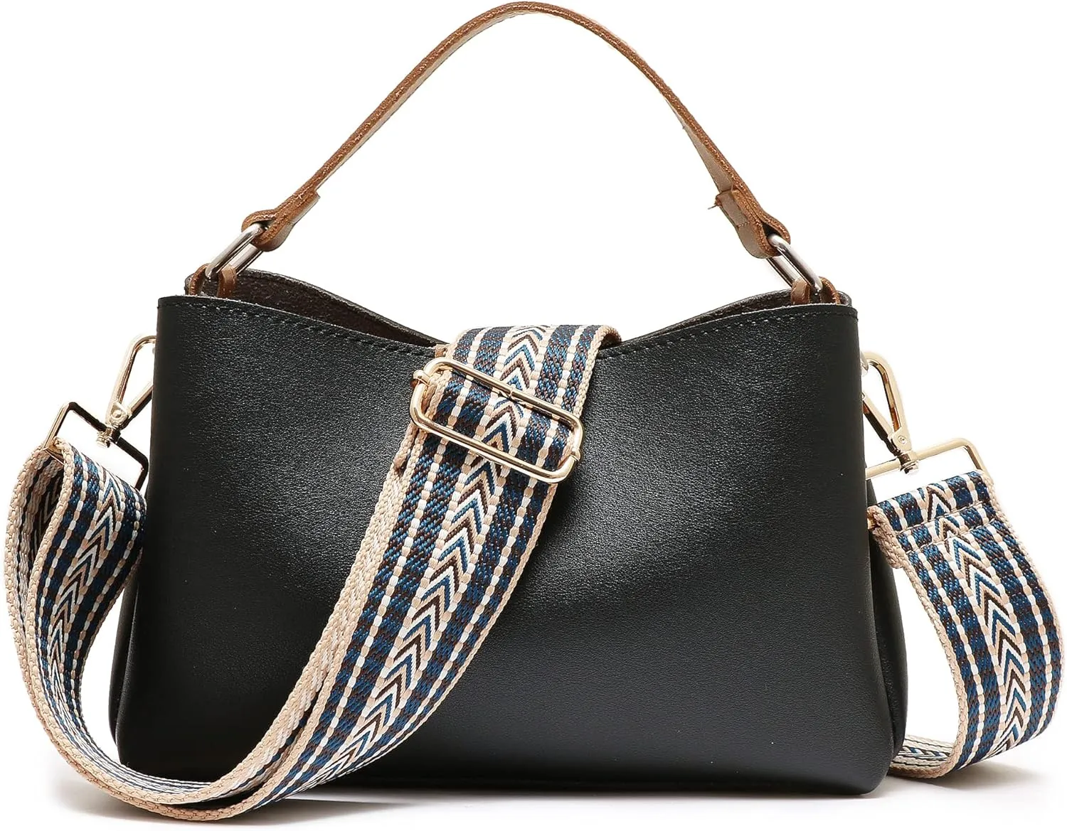 S-Jacorry Purse Strap Replacement Crossbody Wide Shoulder Strap Adjustable Canvas Straps Handbag Strap Replacement Belts