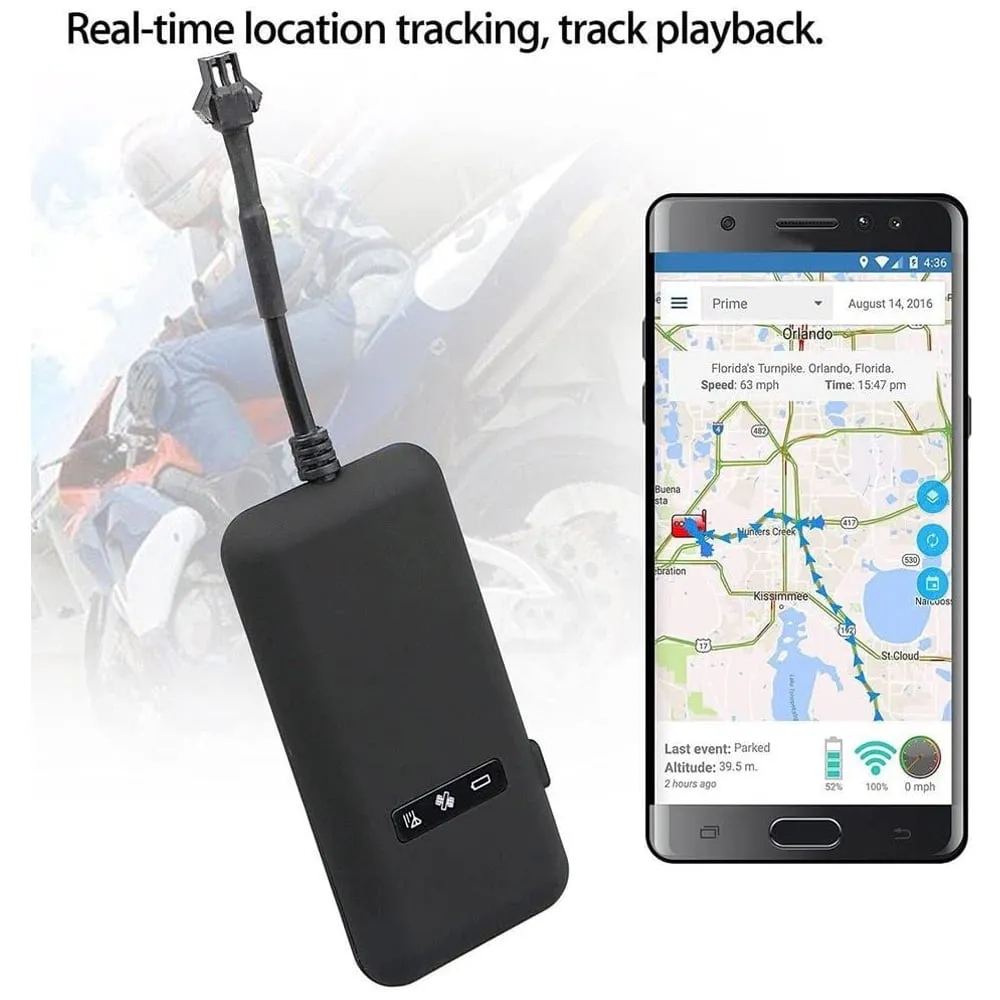 Saistore Real-Time GPS Tracker Tracking Locator Device GPRS GSM Car/Motorcycle Anti Theft