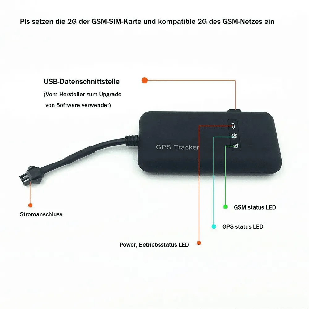 Saistore Real-Time GPS Tracker Tracking Locator Device GPRS GSM Car/Motorcycle Anti Theft