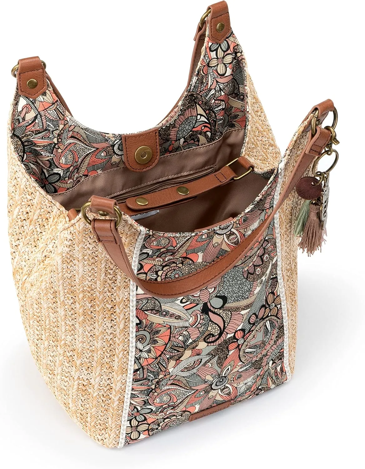 Sakroots Roma Straw Shopper
