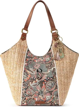 Sakroots Roma Straw Shopper