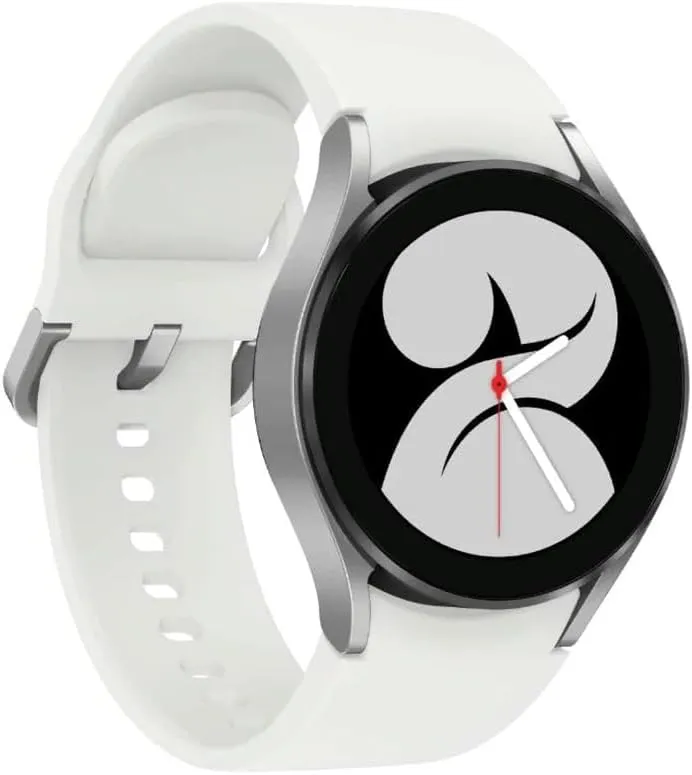 SAMSUNG Electronics Galaxy Watch 4 40mm Smartwatch with ECG Monitor Tracker for Health Fitness Running Sleep Cycles GPS Fall Detection Bluetooth US Version, Silver (Renewed)