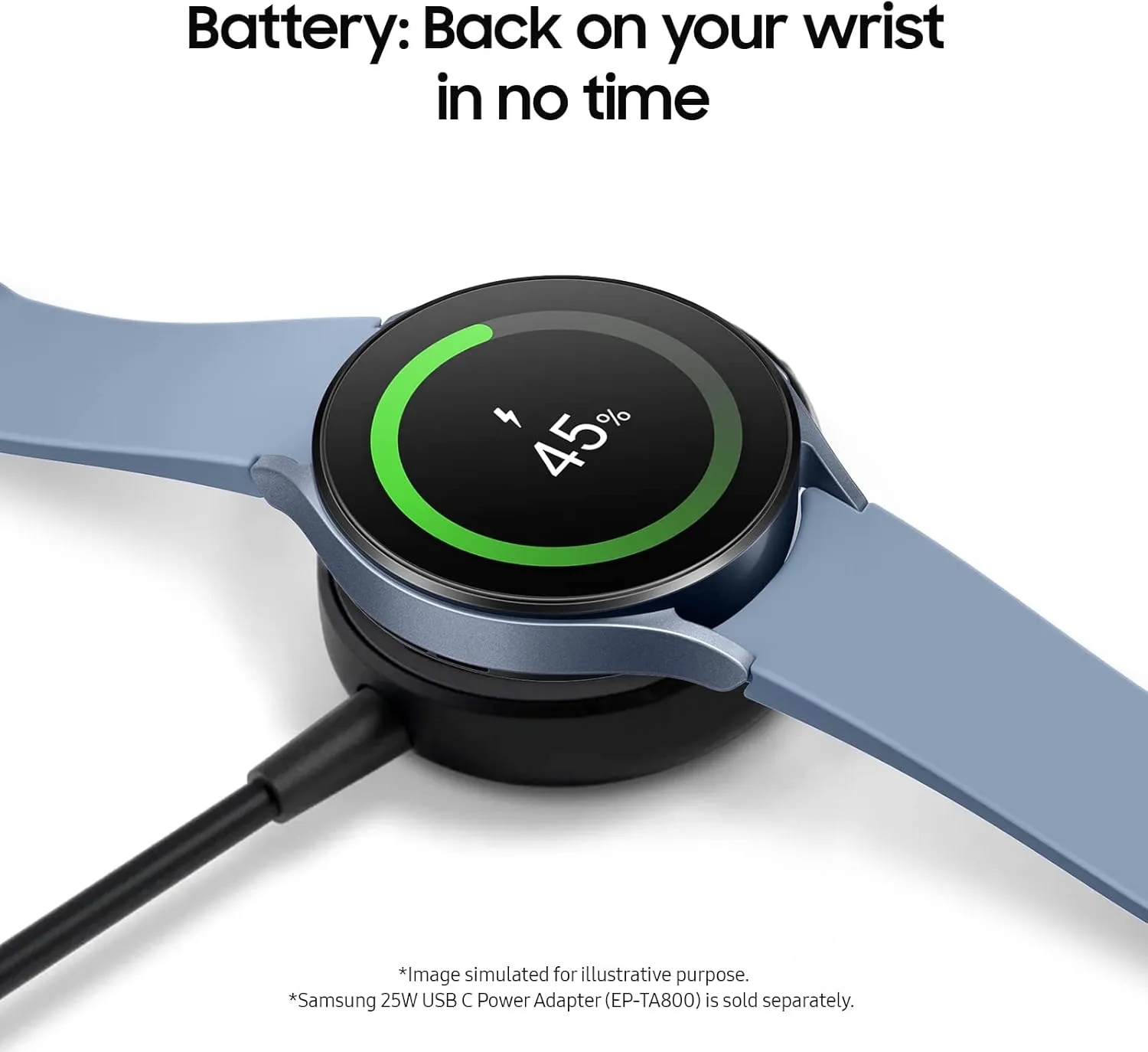 SAMSUNG Galaxy Watch 5 44mm Bluetooth Smartwatch w/Body, Health, Fitness and Sleep Tracker, Improved Battery, Sapphire Crystal Glass, Enhanced GPS Tracking, US Version, Gray (Renewed)